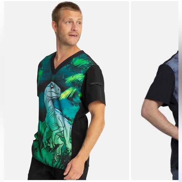 Jurassic Park Scrub Top - Picture 10 of 10